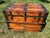 Brown Late 19th Century Antique American Trunk For Sale - Image 8 of 9