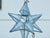 Mid 20th Century French Mid Century Modern Star Metal and Glass Light Fixture with Single Bulb For Sale - Image 4 of 12