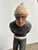 Folk Art Folk Art Carved Wooden Ice Skater For Sale - Image 3 of 11