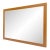 Solid Teak Frame Danish Mid Century Modern 32x44 Rectangle Wall Mirror Mint! For Sale