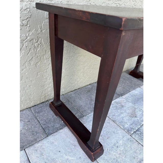 Vintage Early-Mid 20th Century Mahogany Piano Bench With Storage For Sale - Image 11 of 12