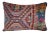 Vintage Jajim Rug Pillow, Tribal Farm, Oblong Chair 16'' X 24'' (40 X 60 Cm) For Sale