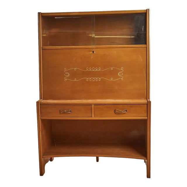 Drop-Down Secretaire, 1960s-1970s For Sale