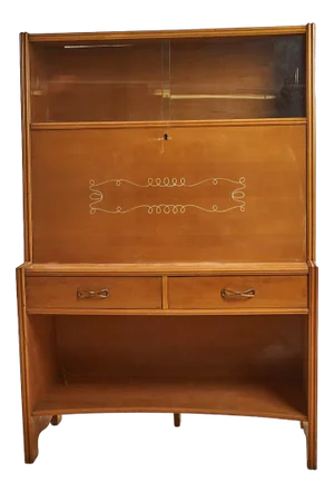 Drop-Down Secretaire, 1960s-1970s