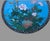 Metal Antique Japanese Meiji Cloisonne Charger Bird Flowers Blue Enamel 12 For Sale - Image 7 of 8