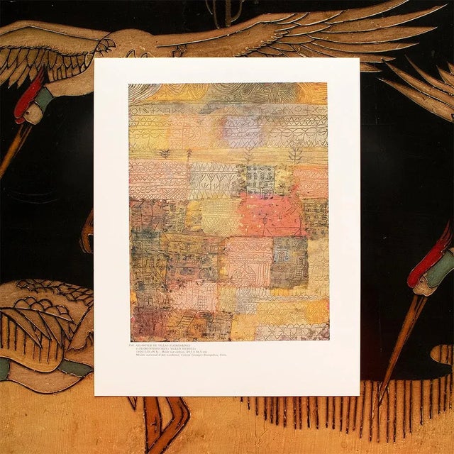 Contemporary 1989 After Paul Klee "Florentine Villa District", Full-Color Print From France For Sale - Image 3 of 8