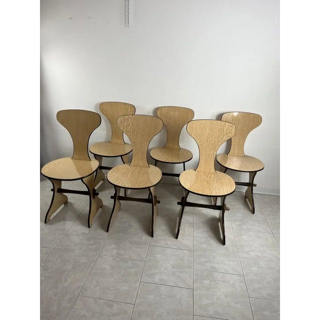 Mid-Century Modern Mid-Century Italian Chairs, 1960s, Set of 6 For Sale - Image 3 of 12