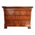 French Louis Philippe Flame Mahogany Commode With Original Ebonized Detailing, Mid-19th Century For Sale