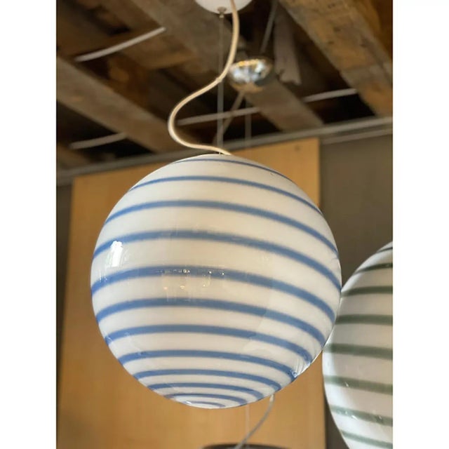 Contemporary Murano Style Glass Pendant by Simoeng For Sale - Image 3 of 5