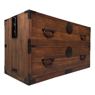 Traditional Japanese Kimono Tansu Chest, 1900s For Sale