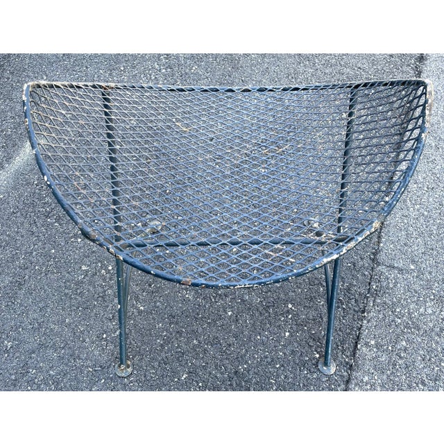 Here is a hard to find footstool or ottoman that was designed by Maurizio Tempestini and made by Salterini and matches the...