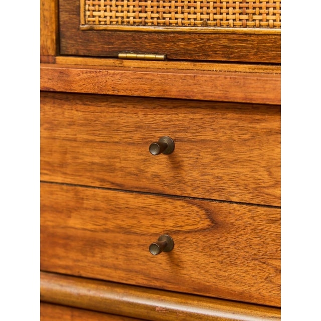 Mid 20th Century Mid 20th Century Styled After Kent Coffey Highboy Dresser For Sale - Image 5 of 12