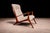 Off-white Armchair in Hardwood and Bouclé by John Graz, 1950s For Sale - Image 8 of 10