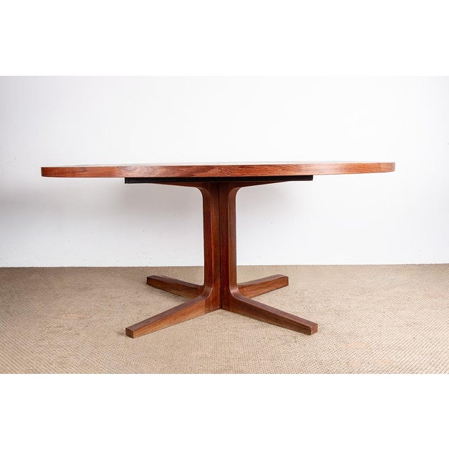 1960s Large Danish Teak Model HM 55 Dining Table by John Mortensen for Dyrlund, 1960s For Sale - Image 5 of 18