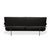 Black Leather Two-Seater Sofa with Manual Function from Jori For Sale - Image 17 of 18