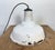 Industrial British White Enamel Factory Pendant Lamp from Benjamin, 1960s For Sale - Image 12 of 18