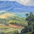 This atmospheric oil painting on canvas depicts rice fields on Bali with Mount Batur in the distance. Signed DEWAR in the...