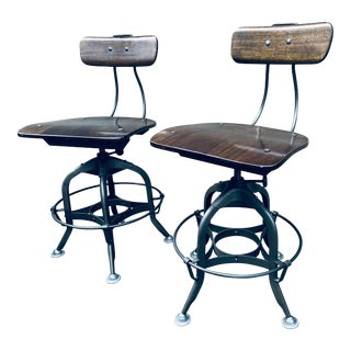 Restoration Hardware Children’s Toledo Stools - Set of 2 For Sale