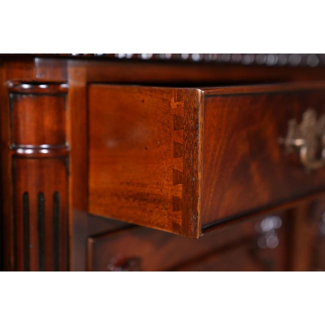 Brown Niagara Furniture Mahogany Buffet For Sale - Image 8 of 13