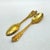 1990s Baroque by Godinger Gold Plated 65-Pc Flatware Set (Service for 12 With Serving Pieces and Chest) Vintage For Sale - Image 10 of 18