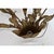 Vintage French Gilded Metal Basket of Flowers Wall Sconce For Sale - Image 4 of 12