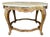 French Louis XV Marble Top Coffee Table With Exceptional Carving For Sale