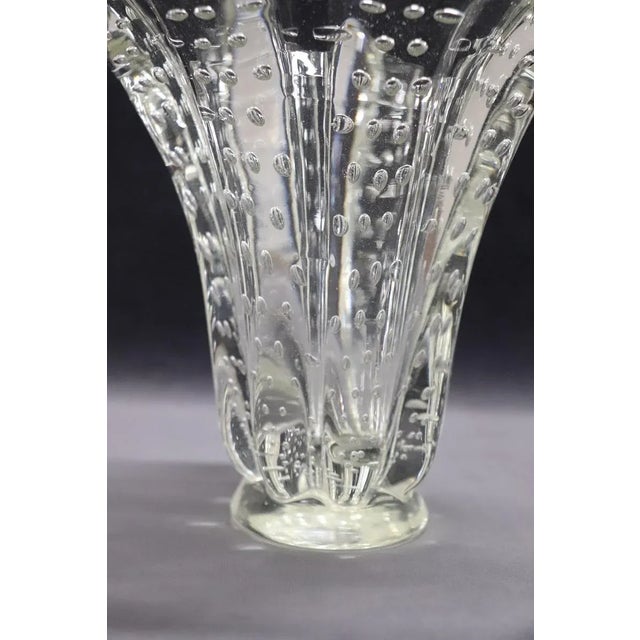 1950s Murano Glass Vase attributed to Ercole Barovier for Seguso, 1950s For Sale - Image 5 of 9