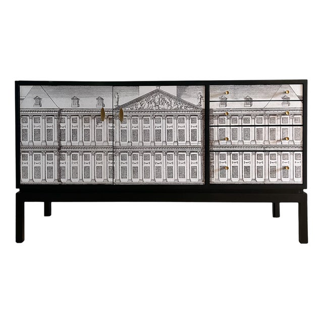 Vintage Upcycled Sideboard in Wood For Sale