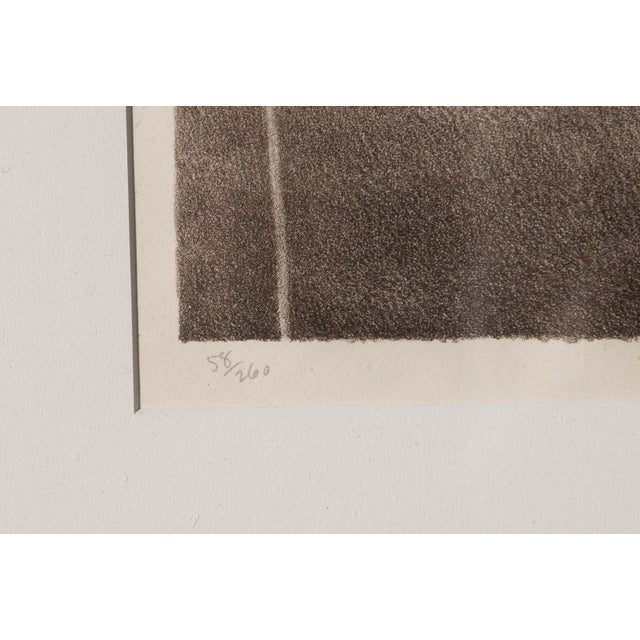 American 1980s Robert Kipniss, House on a Hill, Lithograph, Framed For Sale - Image 3 of 5