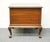 Brown Ethan Allen Georgian Court Solid Cherry Traditional Style 24" Square Accent Storage End Table 11-8165 - Sheffield Finish For Sale - Image 8 of 9