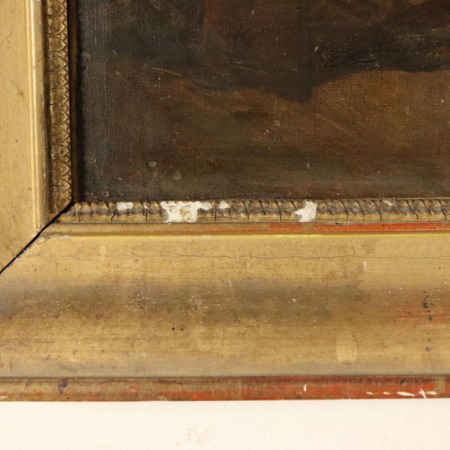 The Tragic Return, Late 1800s, Oil on Canvas For Sale - Image 7 of 9