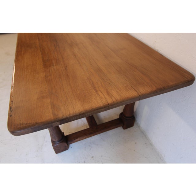 Large Oak Dining Table, 1920s For Sale - Image 15 of 18
