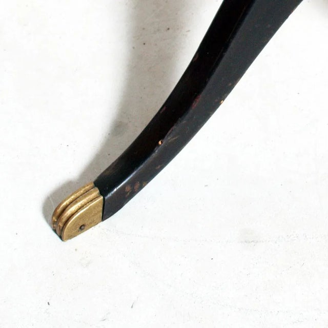 Black Art Deco Mahogany & Onyx Coffee Table by Paolo Buffa for Cassina For Sale - Image 8 of 10