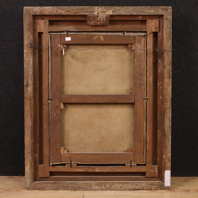 G. Spangerberg, Interior Scene, 1886, Oil on Canvas For Sale - Image 7 of 16