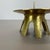 Modernist Brutalist Sculptural Brass Candleholder in the style of Auböck, Austria, 1950s For Sale - Image 15 of 18