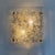 Silver Mid-Century Hand Blown Murano Glass Ceiling Lamp from Mazzega, 1970s For Sale - Image 8 of 18