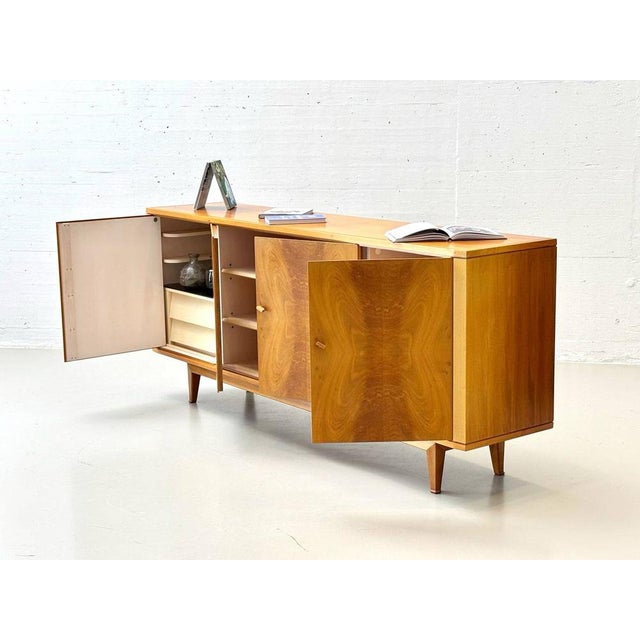 Brown Walnut Sideboard, 1950s For Sale - Image 17 of 18