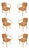 1920s Josef Hoffmann for Stendig Bentwood Cane Dining Chairs, Set of Six For Sale