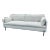 Modern Off-White Boucle Sofa For Sale