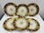 Late 19th Century Dresden Gold Gilded Plates - Set of 6 For Sale In Los Angeles - Image 6 of 12