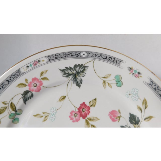 Fabulous 1980's Andrea Chinoiserie by Sadek Floral Cake/Serving/Wall Plate, Made in Thailand. This wonderful decorative...