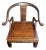 Vintage Ming-Style Horseshoe Armchair in Premium Rosewood For Sale