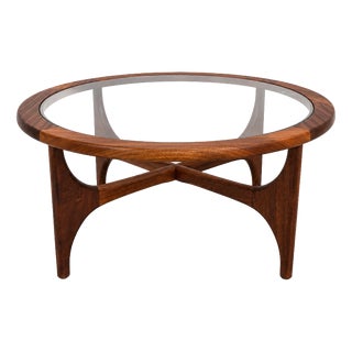 Mid-Century Teak and Glass Coffee Table from Stonehill Stateroom, 1960s, Set of 2 For Sale