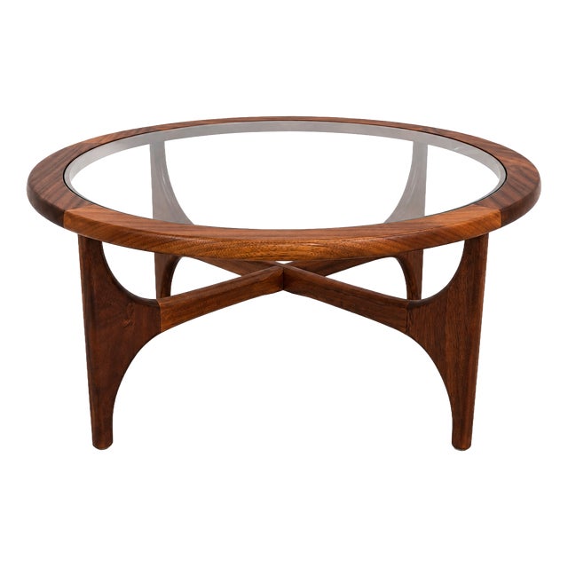 Mid-Century Teak and Glass Coffee Table from Stonehill Stateroom, 1960s, Set of 2 For Sale