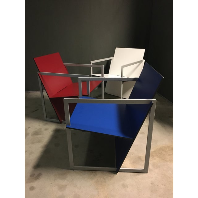 Vintage Spectro Lounge Chairs by Hank Kwint for Lourens Fisher, 1990s, Set of 3 For Sale - Image 11 of 13