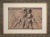 Antique Academic Neoclassical Graphite Drawing of a Cherub Frieze For Sale