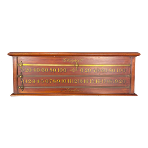 Antique Billards Snooker Score Board by G. Wright & Co London