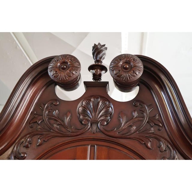 19th Century Mahogany Centennial Chippendale Ball & Claw Corner Cabinet For Sale - Image 14 of 15