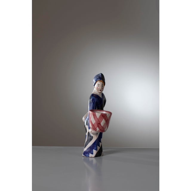 An extraordinary and museum-quality ceramic figural planter/sculpture, designed by the celebrated Austrian ceramicist...