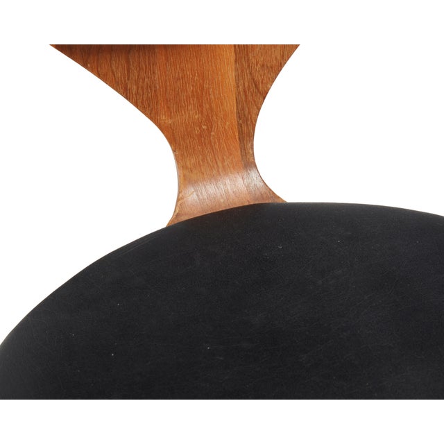 Mid-Century Modern Norman Cherner for Plycraft -Set of 3 Molded Plywood Swivel Bar Stools, 1960s Mid-Century Modern For Sale - Image 3 of 12